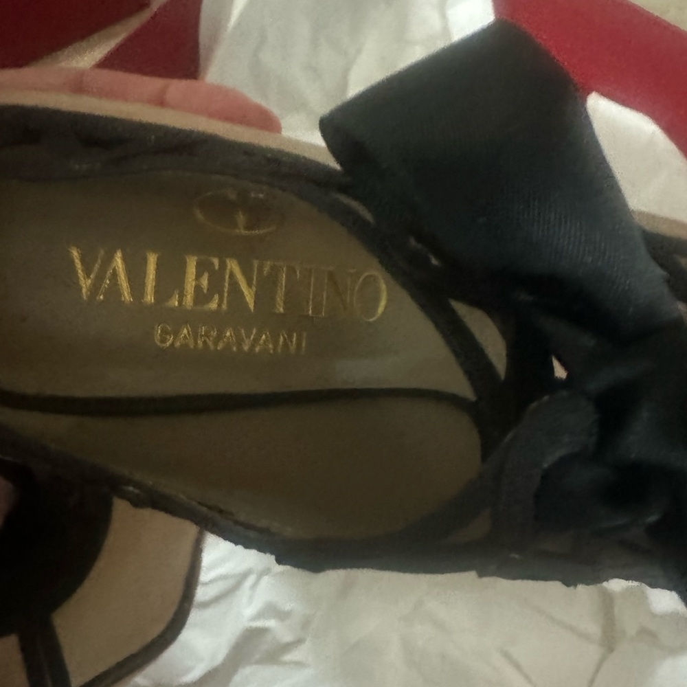 Authentic Valentino peep shoes with bow size 36 - Picture 5 of 7